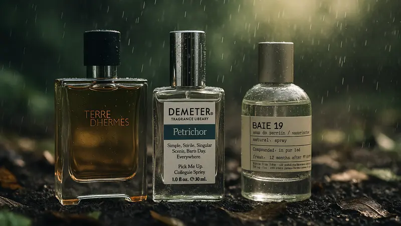 عطر با بوی خاک باران خورده