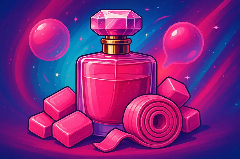 عطر با رایحه آدامس