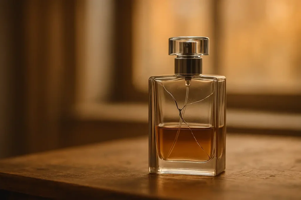 شیشه عطر شسکته شده