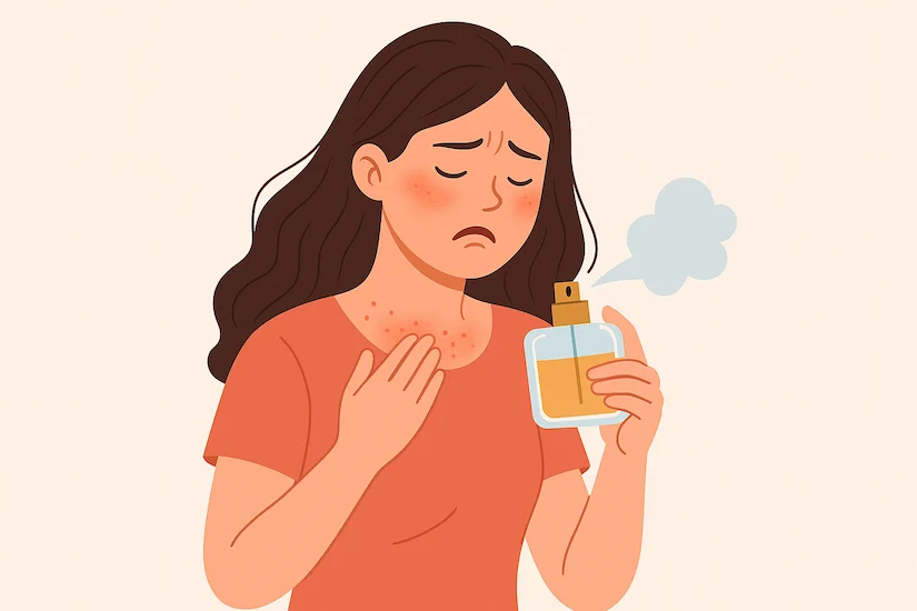 حساسیت پوستی به عطر و ادکلن